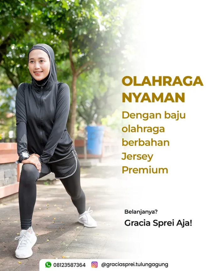 <p>Rahasia kenyamanan saat olahraga? Bukan cuma de